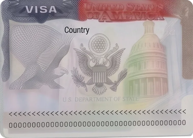 Visa Americana (reverso)